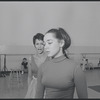 Barbara Luna and Victoria Mallory in rehearsal for the stage production West Side Story