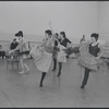 Actors in rehearsal for the stage production West Side Story