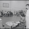Actors in rehearsal for the stage production West Side Story