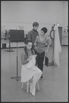 Victoria Mallory, Kurt Peterson, and Barbara Luna in rehearsal for the stage production West Side Story