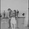 Victoria Mallory and Kurt Peterson in rehearsal for the stage production West Side Story