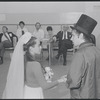 Victoria Mallory and Kurt Peterson in rehearsal for the stage production West Side Story