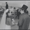 Victoria Mallory and Kurt Peterson in rehearsal for the stage production West Side Story