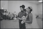 Victoria Mallory and Kurt Peterson in rehearsal for the stage production West Side Story