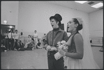 Victoria Mallory and Kurt Peterson in rehearsal for the stage production West Side Story