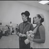 Victoria Mallory and Kurt Peterson in rehearsal for the stage production West Side Story