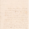 Letter to Mrs. Philip Schuyler from her daughter Margaret