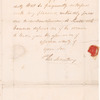 To his mother