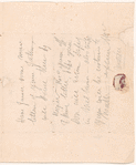 To his mother