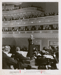 Bruno Walter conducting in a scene from the motion picture Carnegie Hall