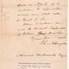 Letter to Jeremiah Wadsworth from Philip Schuyler