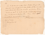 Letter from Philip Schuyler to Captain Richard Varick
