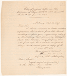 Letter from Philip Schuyler to General [John Morin] Scott