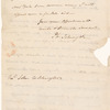 Letter from Philip Schuyler to his nephew John C. Schuyler