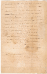 Letter from Philip Schuyler to his daughter Eliza (Mrs. Alexander Hamilton)