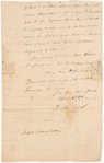 Letter from Philip Schuyler to Major James Van Rensselaer