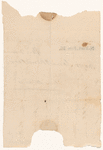 Letter from Philip Schuyler to Major James Van Rensselaer