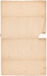 Letter from Philip Schuyler to Barent Bleecker