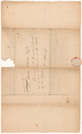 Letter from Philip Schuyler to Barent Bleecker