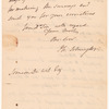 Letter from Philip Schuyler to Simeon De Witt and John Thurman