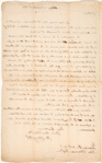 Letter from Philip Schuyler to Simeon De Witt