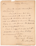 Letter from Philip Schuyler to Simeon De Witt