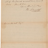 Letter from Philip Schuyler to Simeon De Witt
