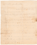 Letter from Philip Schuyler to his daughter Catherine Schuyler