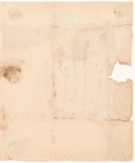 Letter from Philip Schuyler to his daughter Catherine Schuyler