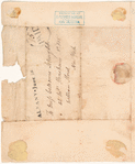 Letter from Philip Schuyler to his daughter Catherine Schuyler