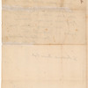 Letter from Philip Schuyler to Richard Davis