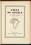 Girls in Africa