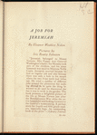 A Job for Jeremiah