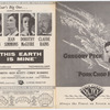 Program for the stage production The Starlight Stage at the Roxy Theatre, performed during screening of the motion picture Pork Chop Hill
