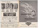 Program for the stage production The Starlight Stage at the Roxy Theatre, performed during screening of the motion picture Pork Chop Hill