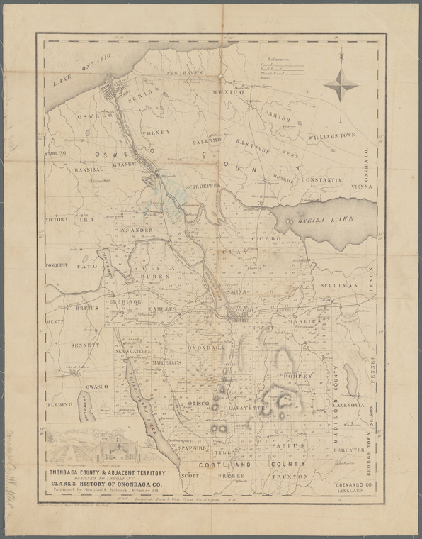 Onondaga County & adjacent territory NYPL Digital Collections