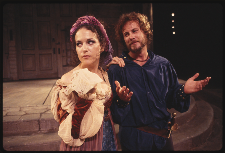 Othello Roderigo Iago “comforts” Roderigo In A Scene From Othello