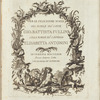 Per le felicissime nozze del nobile sig:r conte Gio: Battista Fullini colla nobile sig:a contessa Elisabetta Antonini