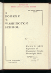 A Booker T. Washington School