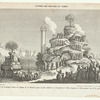 Vue de la montagne élevée au champ de la Réunion pour la fête célébrée en l'honneur de l'Être Suprême le 20 prairial an II (8 juin 1794)