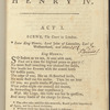 The first part of Henry IV