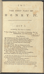 The first part of Henry IV