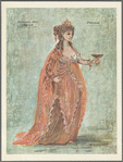 Costume design by Desmond Heeley for Helen in Troilus and Cressida
