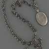 Edwin Booth silver locket with portrait of Junius Brutus Booth