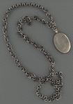 Edwin Booth silver locket with portrait of Junius Brutus Booth