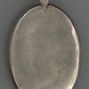 Edwin Booth silver locket with portrait of Junius Brutus Booth