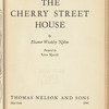 The Cherry Street House