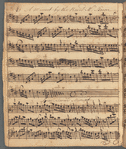 Manuscript book of minuets