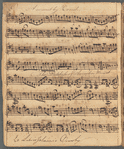 Manuscript book of minuets