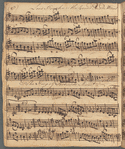 Manuscript book of minuets